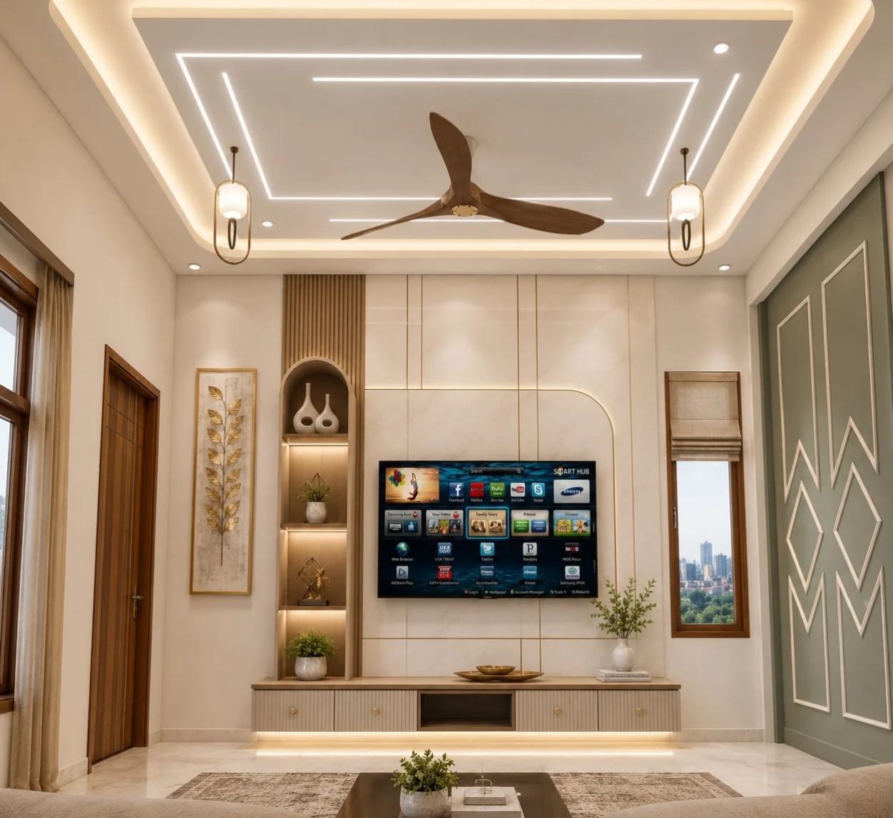 Arched Media & TV Lounge